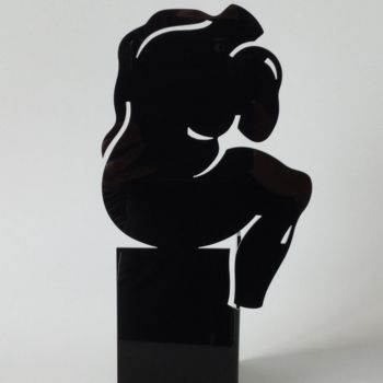 Sculpture intitulée "le Penseur.jpg #art…" par Agnes Descamps, Œuvre d'art originale, Plastique