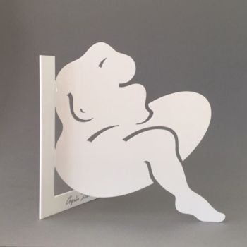 Skulptur mit dem Titel "Elle #artistsupport…" von Agnes Descamps, Original-Kunstwerk, Kunststoff