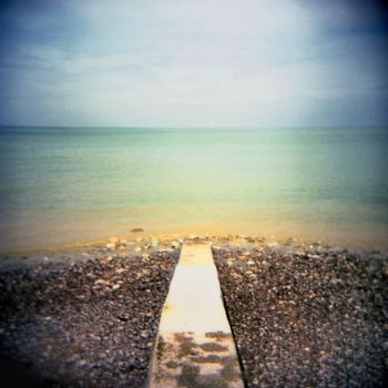 Fotografia zatytułowany „La mer était verte…” autorstwa Agnès M, Oryginalna praca
