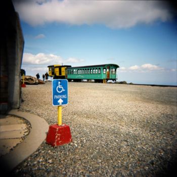 Photographie intitulée "Le train du mont Wa…" par Agnès M, Œuvre d'art originale