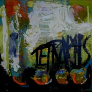 Peinture intitulée "TETRAKTYS" par Agnex, Œuvre d'art originale, Huile