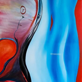 Peinture intitulée "Menstruation" par Agnieszka Witkowska, Œuvre d'art originale, Acrylique
