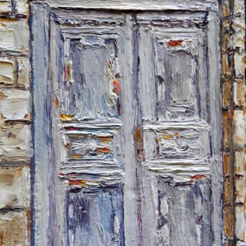 Pintura titulada "Дверь 1" por Andrei Gudkov, Obra de arte original, Oleo
