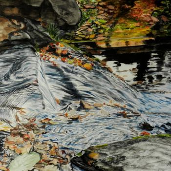 Картина под названием "Водица" - Андрей Гудков, Подлинное произведение искусства, Акварель