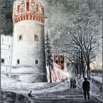 绘画 标题为“Башня Желаний (Ново…” 由Андрей Гудков, 原创艺术品, 其他