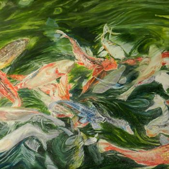 绘画 标题为“Рыбки” 由Андрей Гудков, 原创艺术品, 水彩