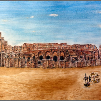 绘画 标题为“Амфитеатр” 由Андрей Гудков, 原创艺术品, 其他