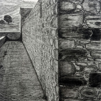 Картина под названием "Каменная стена." - Андрей Гудков, Подлинное произведение искусства, Другой