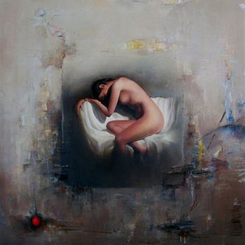 Картина под названием "Dream" - Andrea Muceku, Подлинное произведение искусства