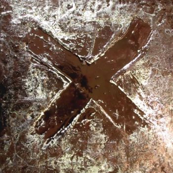 Peinture intitulée "X" par A Guerard, Œuvre d'art originale, Acrylique