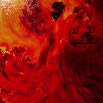 Pintura intitulada "Flamenco" por Pascale Aguettaz Bellanger, Obras de arte originais