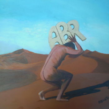 Pintura titulada "la-carga-material.j…" por Agustin, Obra de arte original, Oleo