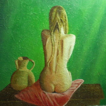 Pintura titulada "el-bano.jpg" por Agustin, Obra de arte original, Oleo