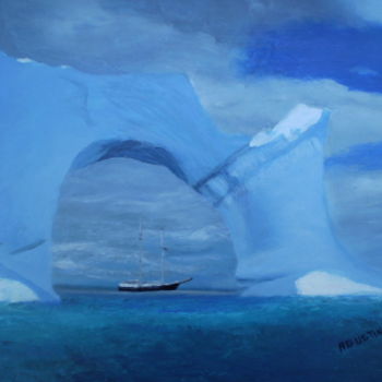 Peinture intitulée "arco-polar.jpg" par Agustin, Œuvre d'art originale, Huile