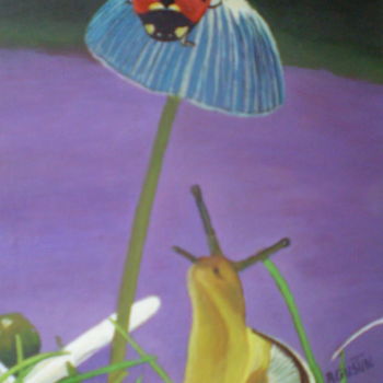Malerei mit dem Titel "mariquita-a6.jpg" von Agustin, Original-Kunstwerk, Öl