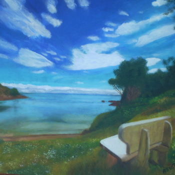 Pintura titulada "serie-paisaje-a03.j…" por Agustin, Obra de arte original, Oleo