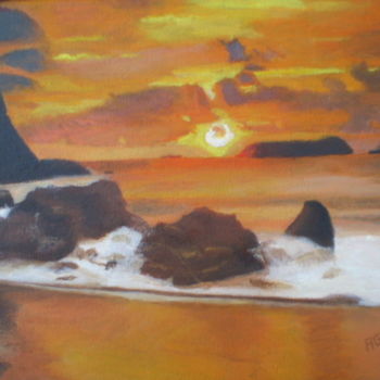 Pintura titulada "serie-paisaje-a04.j…" por Agustin, Obra de arte original, Oleo