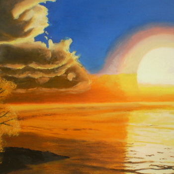 Pintura titulada "serie-paisaje-a28.j…" por Agustin, Obra de arte original, Oleo