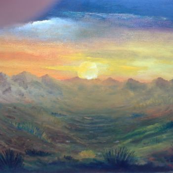 Malerei mit dem Titel "puesta-de-sol.jpg" von Agustin, Original-Kunstwerk, Öl