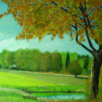 Pintura titulada "paisaje2.jpg" por Agustin, Obra de arte original, Oleo