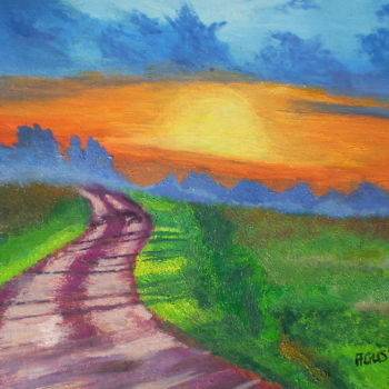 Pintura titulada "camino.jpg" por Agustin, Obra de arte original, Oleo