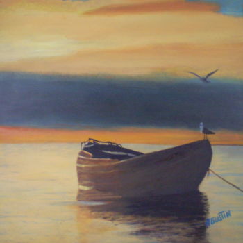 Pintura titulada "serie-barcas-a2.jpg" por Agustin, Obra de arte original, Oleo