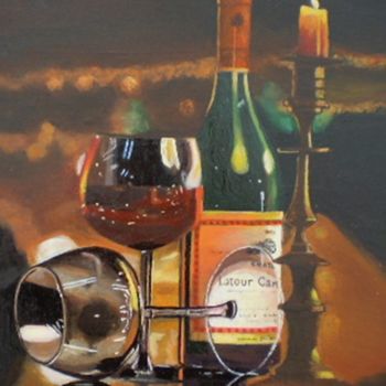 Pintura titulada "ultima-copas.jpg" por Agustin, Obra de arte original, Oleo