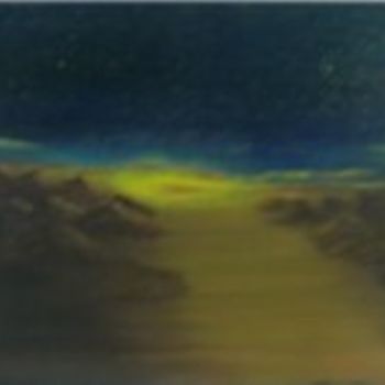 Peinture intitulée "el-desierto-en-la-n…" par Agustin, Œuvre d'art originale, Huile