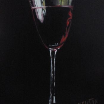 Pintura titulada "copa-de-vino.jpg" por Agustin, Obra de arte original, Oleo