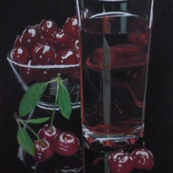Pintura titulada "jugo-de-cereza.jpg" por Agustin, Obra de arte original, Oleo