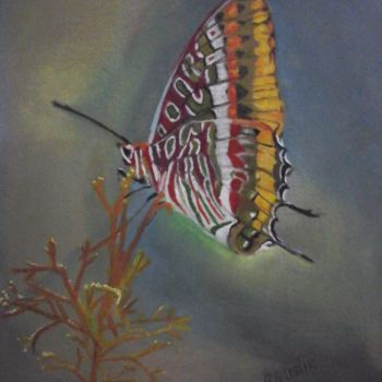 Peinture intitulée "serie-mariposa-a5.j…" par Agustin, Œuvre d'art originale, Huile