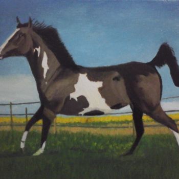Pintura titulada "serie caballo A15" por Agustin, Obra de arte original, Oleo