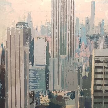 "Skyline in New York." başlıklı Tablo Agus Vaquero tarafından, Orijinal sanat, Akrilik