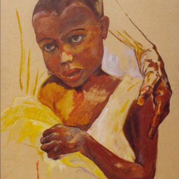 Painting titled "Africa" by Agustina Piacentini, Original Artwork