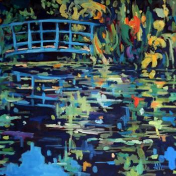 Painting titled "Giverny" by Ahem, Original Artwork, Other