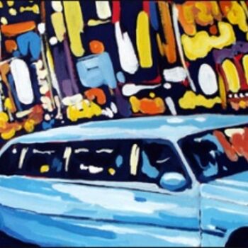 Painting titled "Limousine" by Ahem, Original Artwork, Other