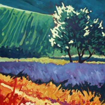 Painting titled "Provence" by Ahem, Original Artwork, Other