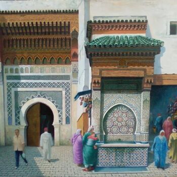 Peinture intitulée "1798701-99674095369…" par Ahmed Bouhchou, Œuvre d'art originale