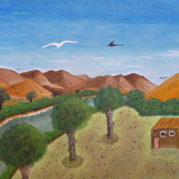 Painting titled "beau-site.jpg" by Ahmed Fertat, Original Artwork, Oil