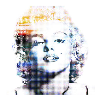 Digital Arts titled "marilyn monroe - be…" by Ahmed Faizan, Original Artwork, Digital Painting