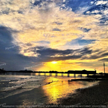 Photography titled "Golden Sunset" by Ailen Tarlev, Original Artwork, Digital Photography