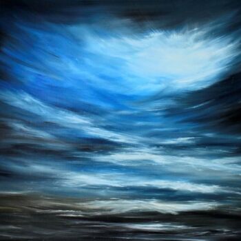 Painting titled "Storm" by Ailen Tarlev, Original Artwork, Oil