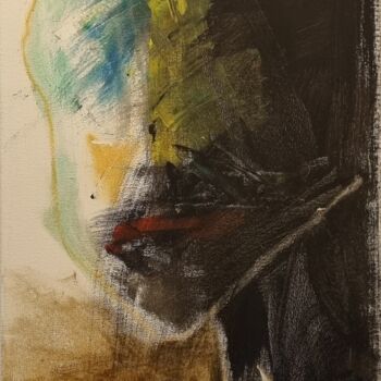 Peinture intitulée "Autorretrato" par Aima Martín, Œuvre d'art originale, Acrylique