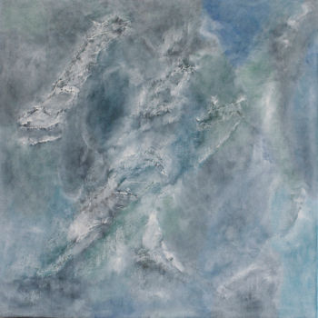 Malerei mit dem Titel "gris-2" von Air, Original-Kunstwerk, Öl