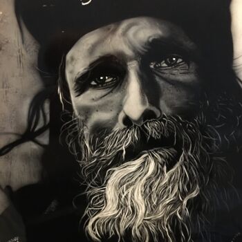 Painting titled "Avonturier" by Airbrush Art Tp, Original Artwork, Airbrush