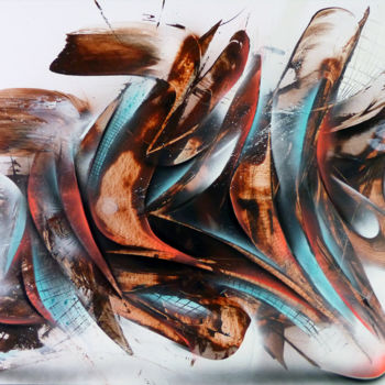 Painting titled "La passion - Bombes…" by Airgone, Original Artwork, Spray paint
