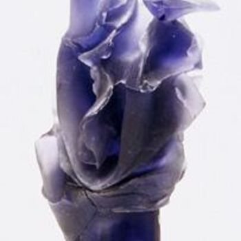 Sculpture titled "TETE a TETE, cast g…" by Zoja Trofimiuk, Original Artwork, Glass