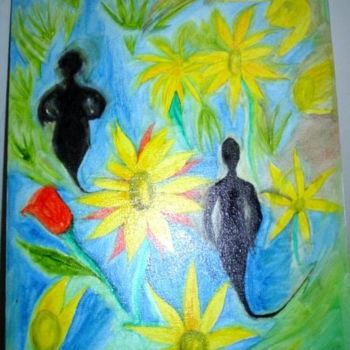 Painting titled "The dawn" by Aisoorya Vijayakumar, Original Artwork