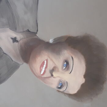 Dessin intitulée "Édith Piaf" par Aïssétou Sako, Œuvre d'art originale, Pastel