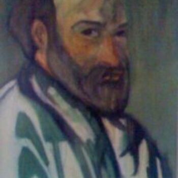 Malarstwo zatytułowany „Cézanne” autorstwa Aïssétou Sako, Oryginalna praca, Olej